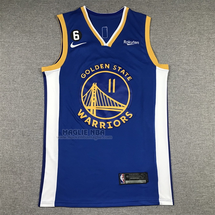 Maglia
 Klay Thompson NO 11 Golden State Warriors Icon 2022-23 Blu
